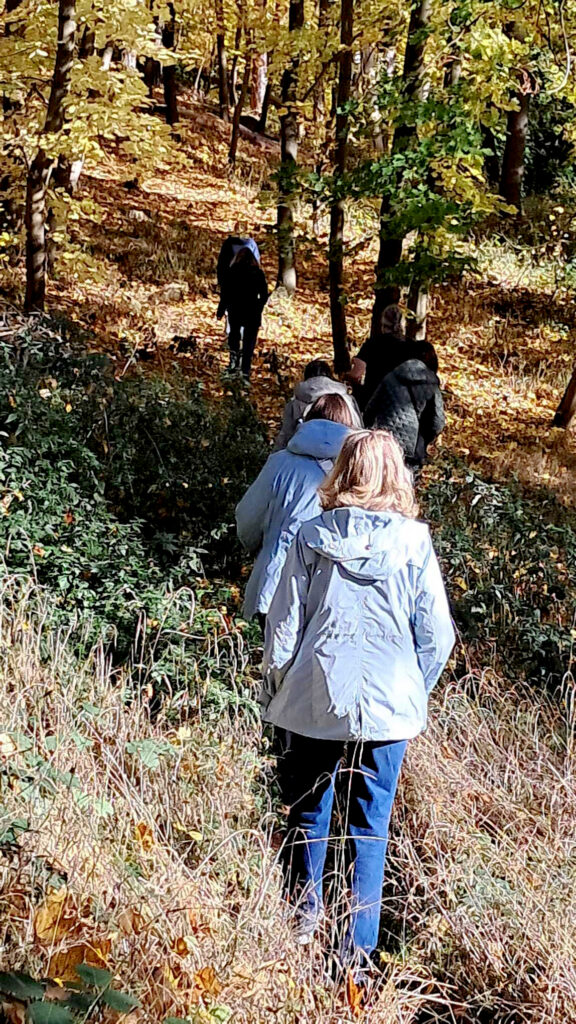 ... lud bei bestem Wetter zu ausgedehnten gemeinsamen Spaziergängen ein.